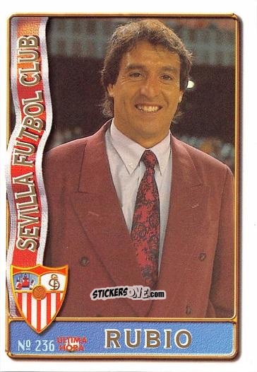 Figurina Rubio - Las Fichas De La Liga 1996-1997 n. 236b - Mundicromo