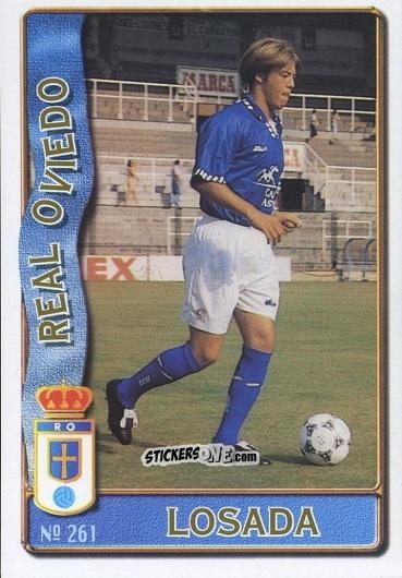 Cromo Roberto Losada - Las Fichas De La Liga 1996-1997 n. 261 - Mundicromo
