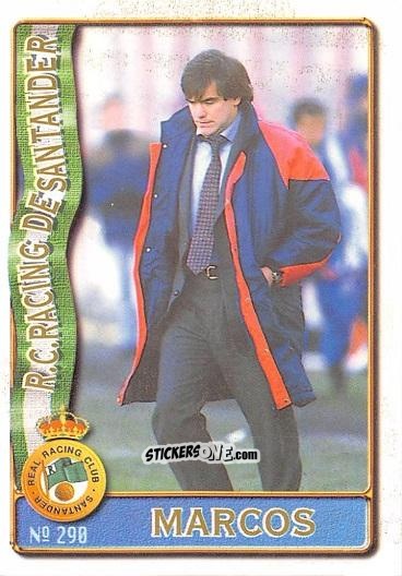 Sticker Marcos Alonso Pena - Las Fichas De La Liga 1996-1997 n. 290 - Mundicromo