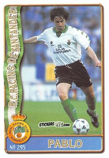 Figurina Pablo - Las Fichas De La Liga 1996-1997 n. 295a - Mundicromo