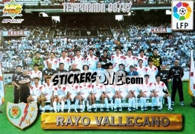 Cromo Rayo Vallecano - Las Fichas De La Liga 1996-1997 n. 325 - Mundicromo