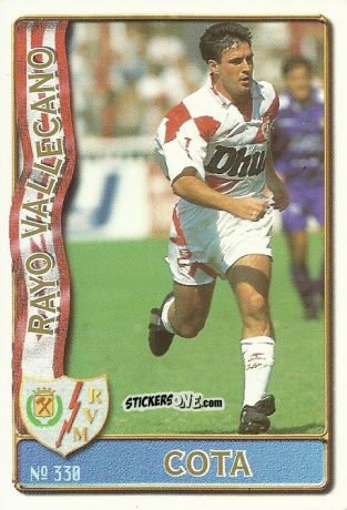 Figurina Jesus Diego Cota - Las Fichas De La Liga 1996-1997 n. 330 - Mundicromo