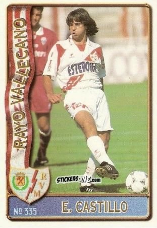 Figurina Ezequiel Castillo Monte - Las Fichas De La Liga 1996-1997 n. 335 - Mundicromo