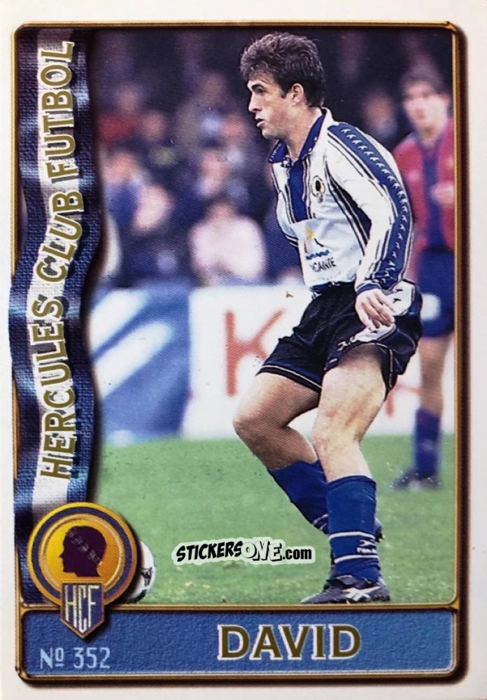 Figurina David - Las Fichas De La Liga 1996-1997 n. 352a - Mundicromo