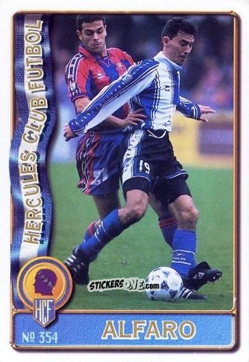 Figurina Manuel Alfaro De La Torre - Las Fichas De La Liga 1996-1997 n. 354 - Mundicromo