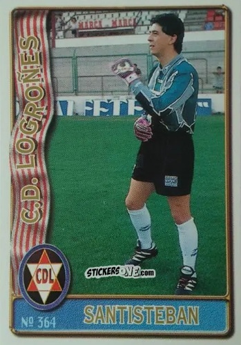 Sticker Santisteban - Las Fichas De La Liga 1996-1997 n. 364 - Mundicromo