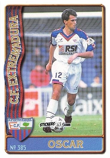 Figurina Oscar Montiel Marin - Las Fichas De La Liga 1996-1997 n. 385 - Mundicromo