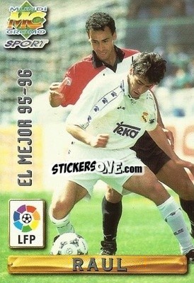 Cromo Raul González - Las Fichas De La Liga 1996-1997 n. 405 - Mundicromo