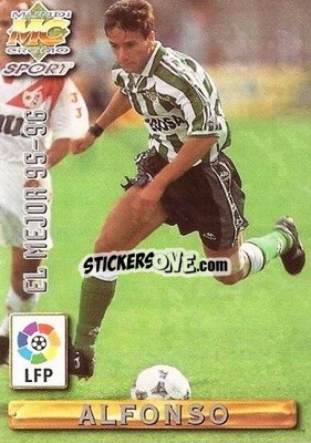 Figurina Alfonso Perez - Las Fichas De La Liga 1996-1997 n. 407 - Mundicromo