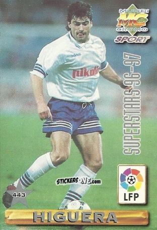 Cromo Toni / Higuera - Las Fichas De La Liga 1996-1997 n. 443 - Mundicromo