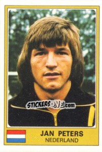 Cromo Jan Peters - Euro Football 77 n. 202 - Panini