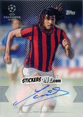 Cromo Ruud Gullit - UEFA Champions League Showcase 2015-2016 n. CLA-RG - Topps