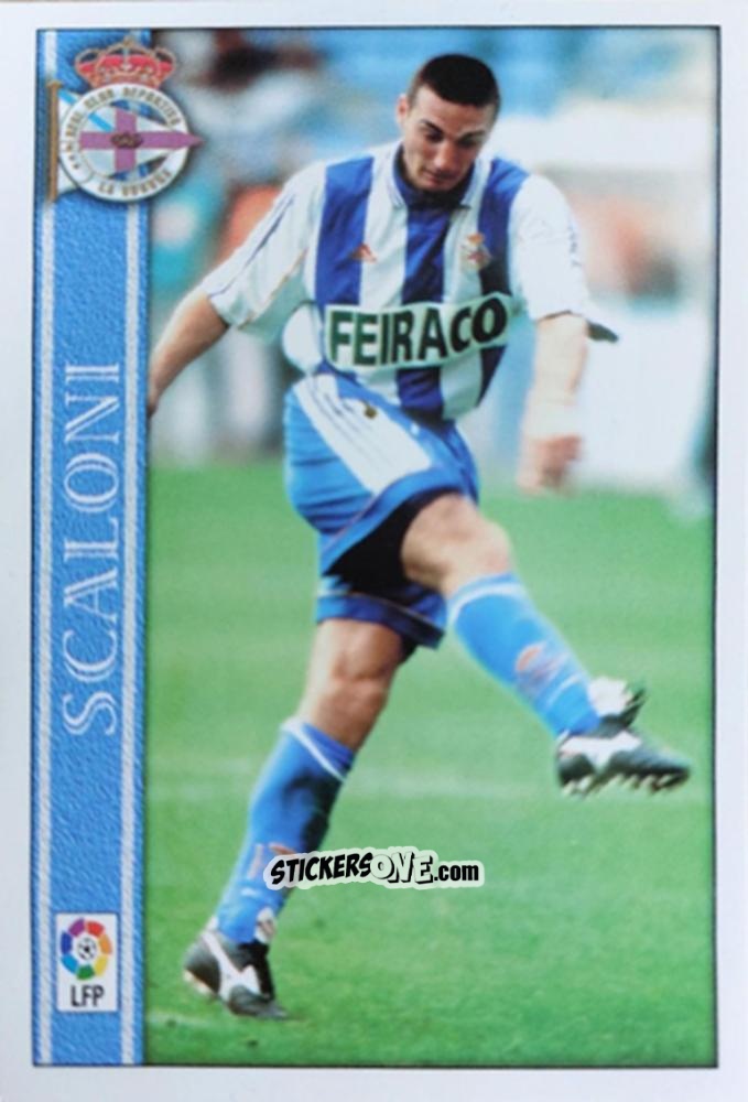 Cromo Scaloni - Las Fichas De La Liga 2000-2001 n. 14 - Mundicromo