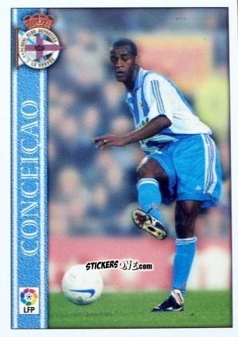 Sticker Flavio C. - Las Fichas De La Liga 2000-2001 n. 15a - Mundicromo