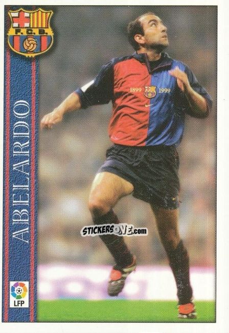 Figurina Abelardo - Las Fichas De La Liga 2000-2001 n. 29 - Mundicromo