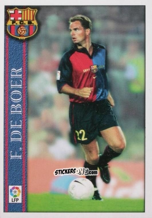 Cromo F.de Boer - Las Fichas De La Liga 2000-2001 n. 30 - Mundicromo