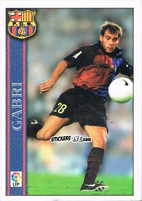 Cromo Gabri - Las Fichas De La Liga 2000-2001 n. 36 - Mundicromo