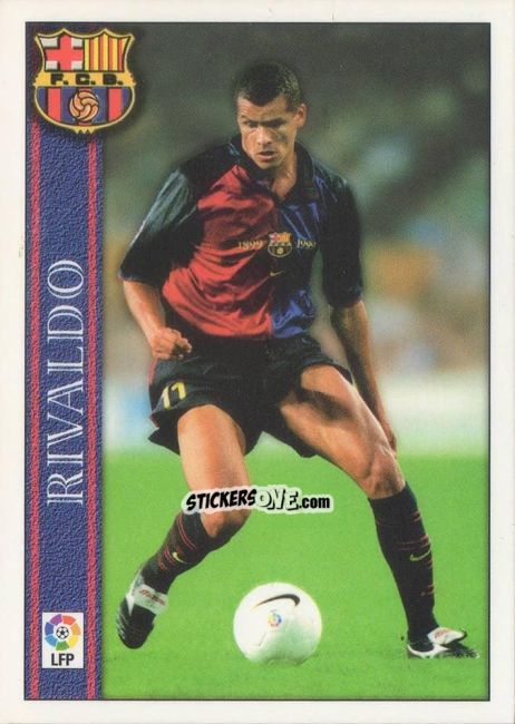 Figurina Rivaldo - Las Fichas De La Liga 2000-2001 n. 40 - Mundicromo
