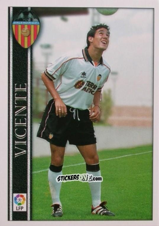 Figurina Vicente - Las Fichas De La Liga 2000-2001 n. 57 - Mundicromo