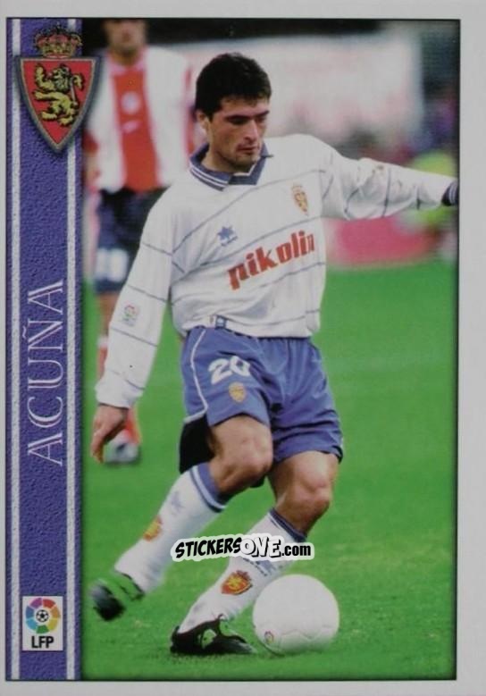 Figurina Acuña - Las Fichas De La Liga 2000-2001 n. 77 - Mundicromo