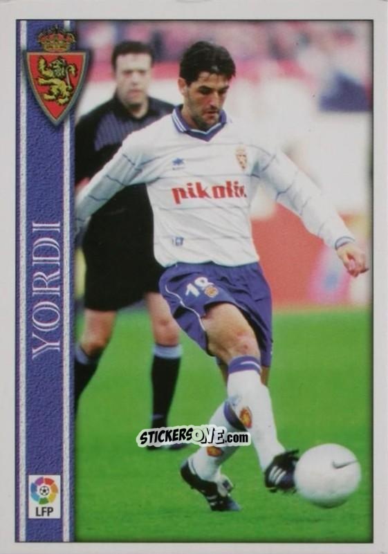 Figurina Yordi - Las Fichas De La Liga 2000-2001 n. 84 - Mundicromo