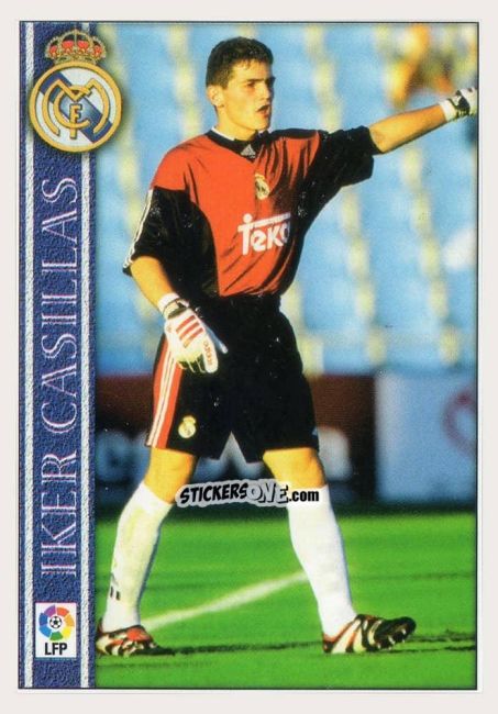 Figurina Casillas - Las Fichas De La Liga 2000-2001 n. 88 - Mundicromo