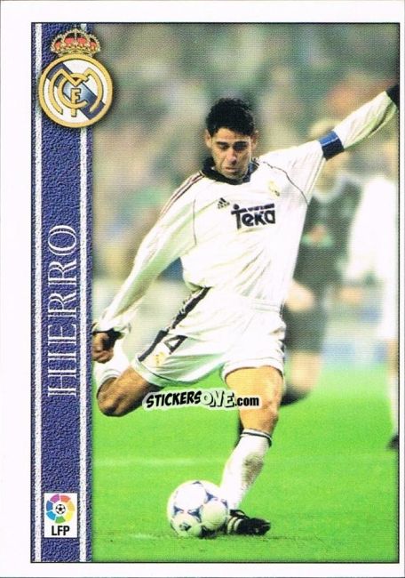 Figurina Hierro - Las Fichas De La Liga 2000-2001 n. 94 - Mundicromo