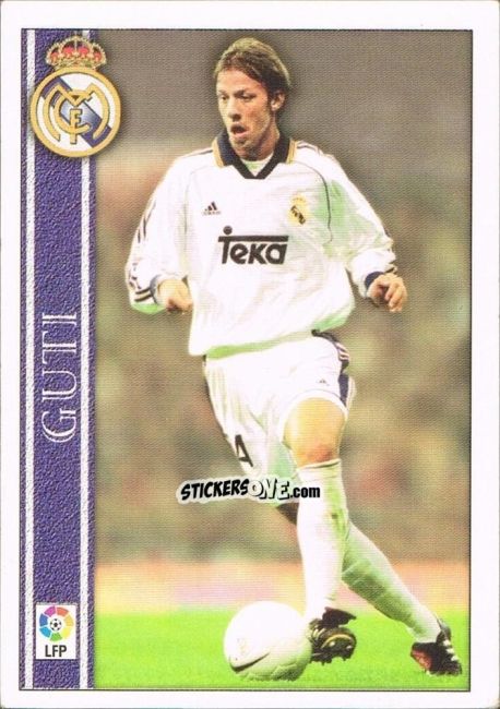 Cromo Guti - Las Fichas De La Liga 2000-2001 n. 99 - Mundicromo