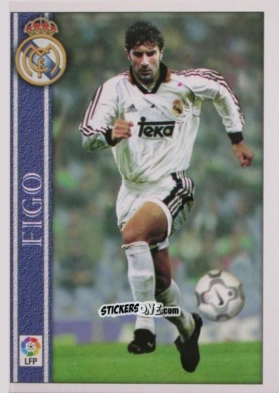Cromo Figo - Las Fichas De La Liga 2000-2001 n. 103 - Mundicromo