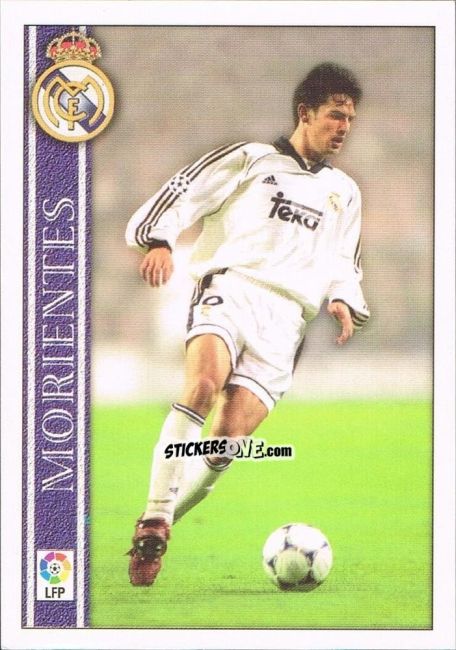 Figurina Morientes - Las Fichas De La Liga 2000-2001 n. 104 - Mundicromo