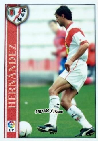 Figurina Hernandez - Las Fichas De La Liga 2000-2001 n. 179a - Mundicromo
