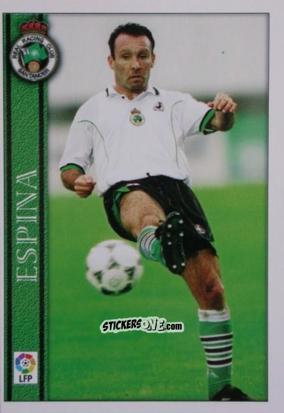Figurina Espina - Las Fichas De La Liga 2000-2001 n. 308 - Mundicromo
