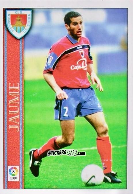 Figurina Jaume - Las Fichas De La Liga 2000-2001 n. 322 - Mundicromo
