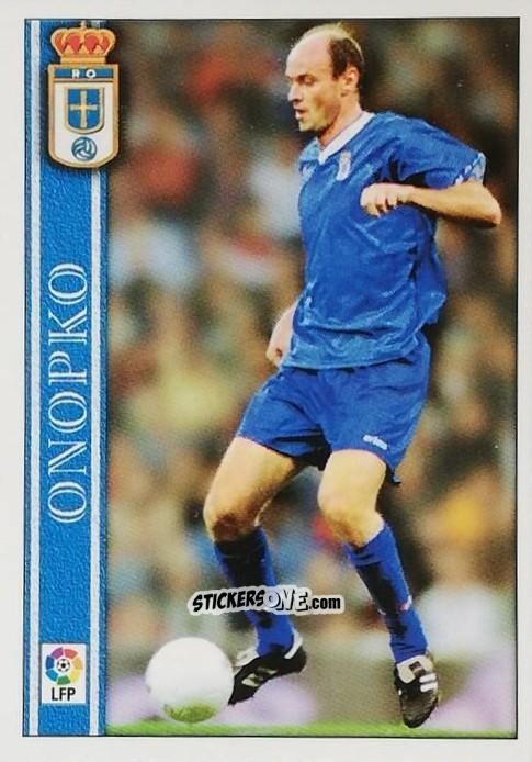 Figurina Onopko - Las Fichas De La Liga 2000-2001 n. 343 - Mundicromo