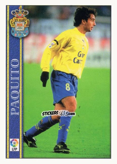 Cromo Paquito - Las Fichas De La Liga 2000-2001 n. 368 - Mundicromo