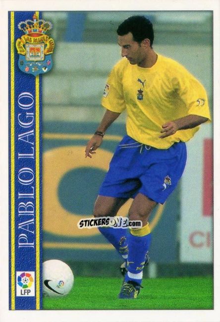 Figurina P. Lago - Las Fichas De La Liga 2000-2001 n. 374 - Mundicromo