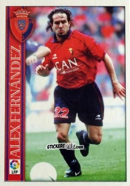 Figurina Alex Fdez - Las Fichas De La Liga 2000-2001 n. 390 - Mundicromo