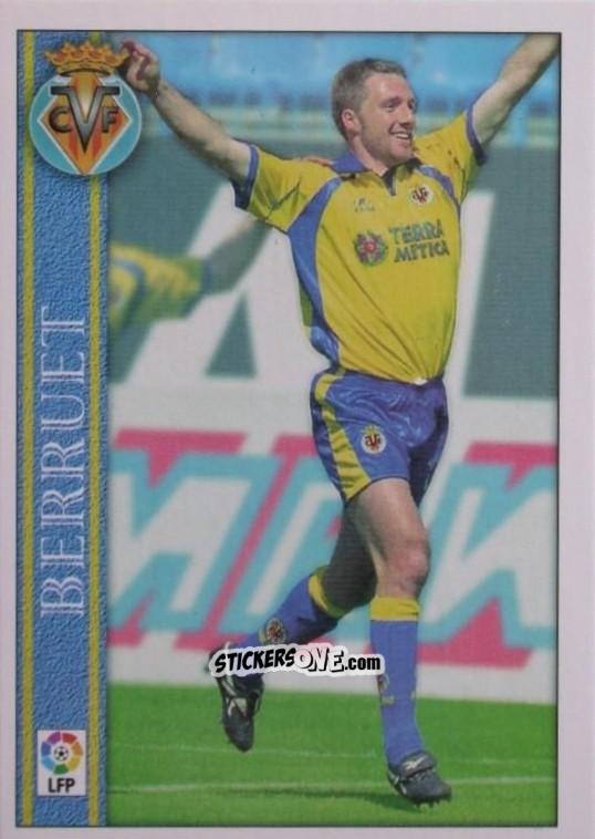 Cromo Berruet - Las Fichas De La Liga 2000-2001 n. 409 - Mundicromo
