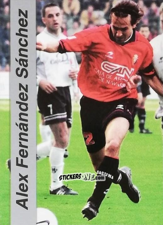 Figurina Alex Fdez - Las Fichas De La Liga 2000-2001 n. 450 - Mundicromo