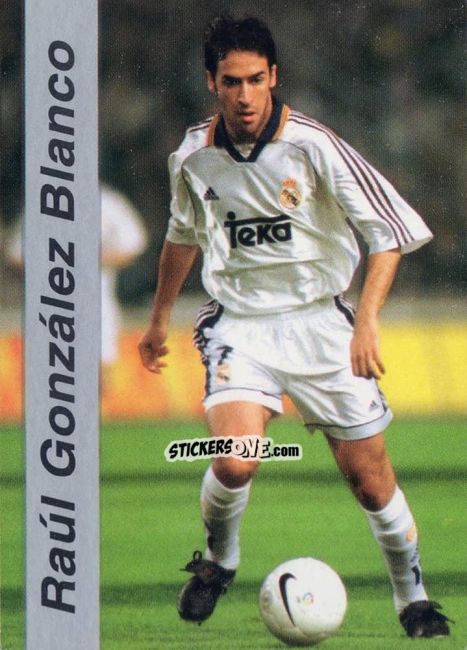 Cromo Raul González - Las Fichas De La Liga 2000-2001 n. 456 - Mundicromo