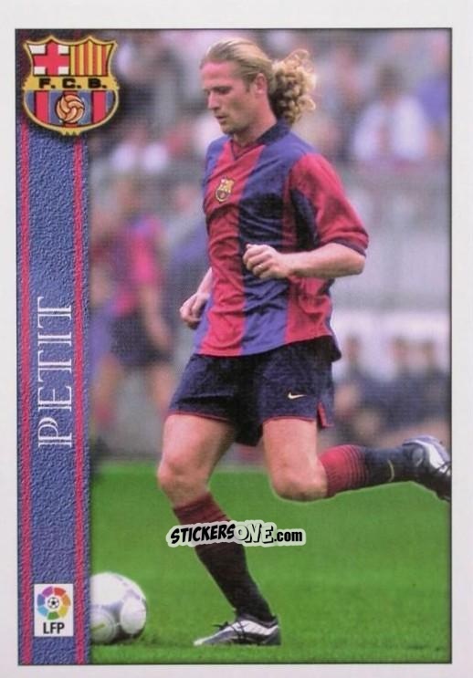 Cromo Petit - Las Fichas De La Liga 2000-2001 n. 484 - Mundicromo
