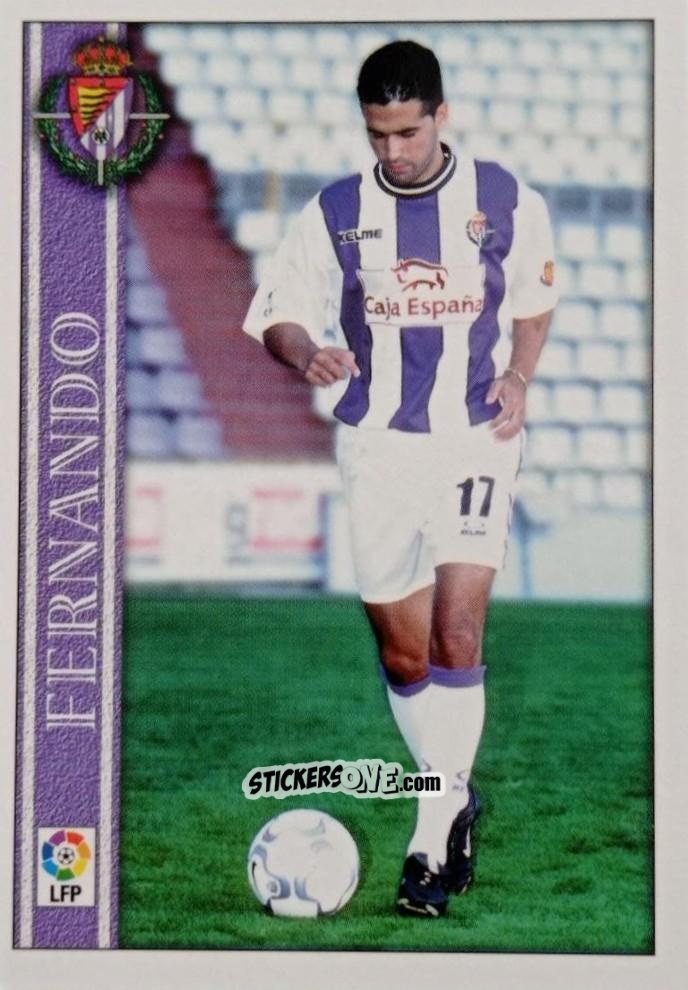 Sticker Fernando - Las Fichas De La Liga 2000-2001 n. 503 - Mundicromo