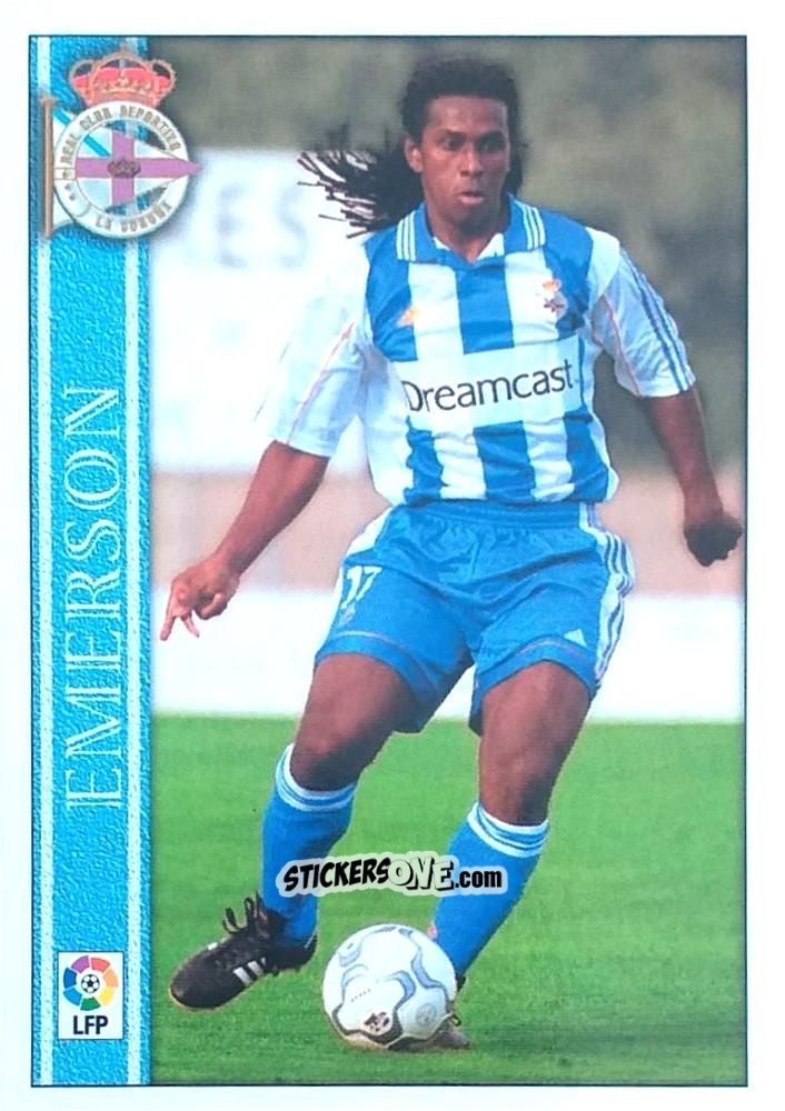 Sticker Emerson - Las Fichas De La Liga 2000-2001 n. 505 - Mundicromo