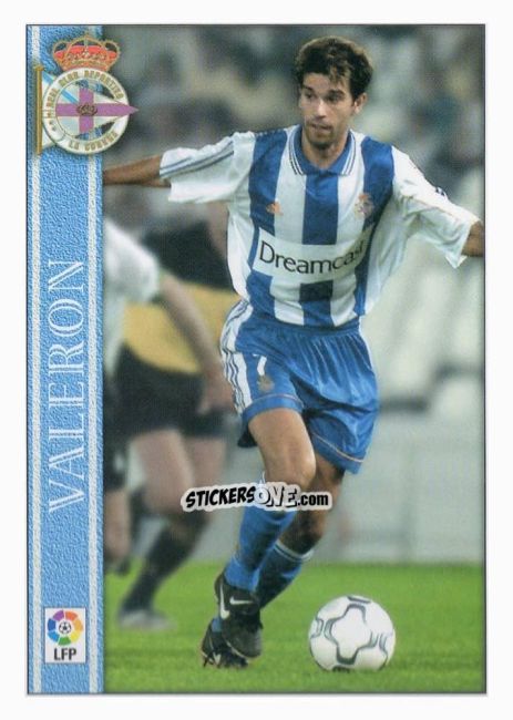 Cromo Valerón - Las Fichas De La Liga 2000-2001 n. 532 - Mundicromo