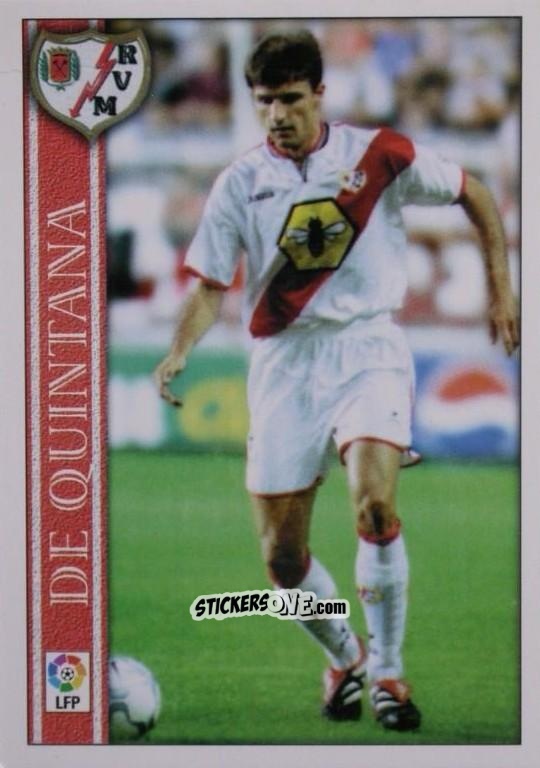 Figurina De Quintana - Las Fichas De La Liga 2000-2001 n. 548 - Mundicromo