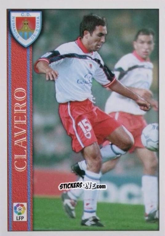 Cromo Clavero - Las Fichas De La Liga 2000-2001 n. 570 - Mundicromo