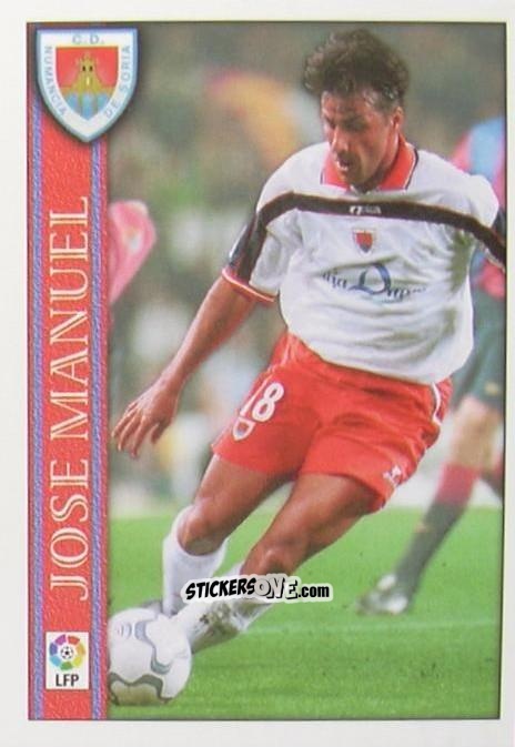 Figurina J. Manuel - Las Fichas De La Liga 2000-2001 n. 571 - Mundicromo