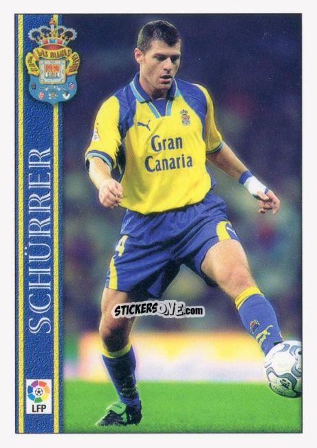 Figurina Schurrer - Las Fichas De La Liga 2000-2001 n. 576 - Mundicromo
