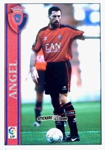 Figurina Angel - Las Fichas De La Liga 2000-2001 n. 580 - Mundicromo