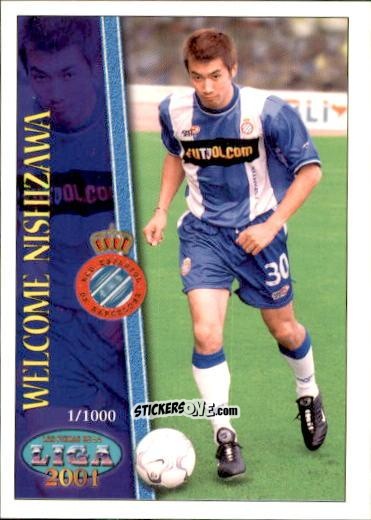 Figurina Nishisawa - Las Fichas De La Liga 2000-2001 n. 585 - Mundicromo